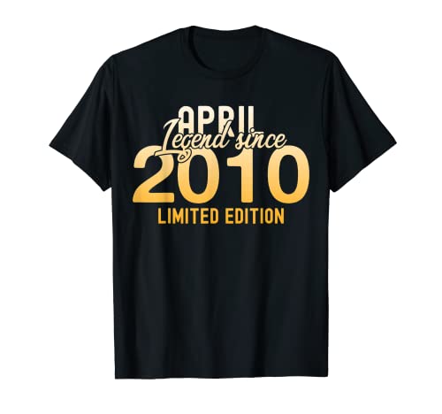 Decoración de fiestas señoras y señores Leyenda desde abril Camiseta