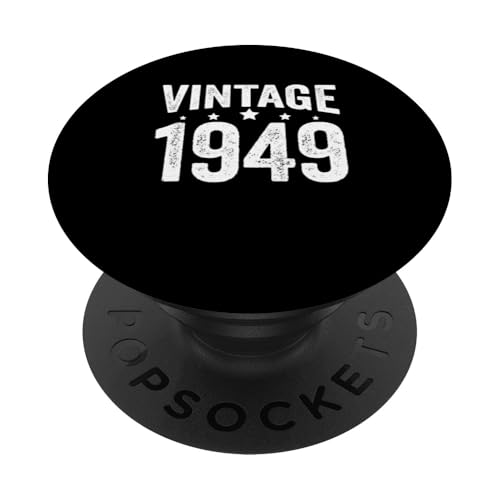Vintage 1949 Año 1949 Cumpleaños Clásico PopSockets PopGrip Intercambiable