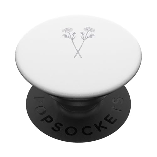 Encantador Desde 1940: cumpleaños Vintage con Estampado Floral de Margaritas PopSockets PopGrip...