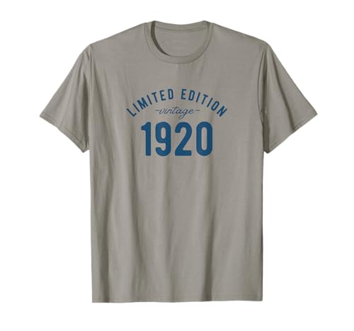 Edición Limitada Vintage Cumpleaños 1920 Camiseta