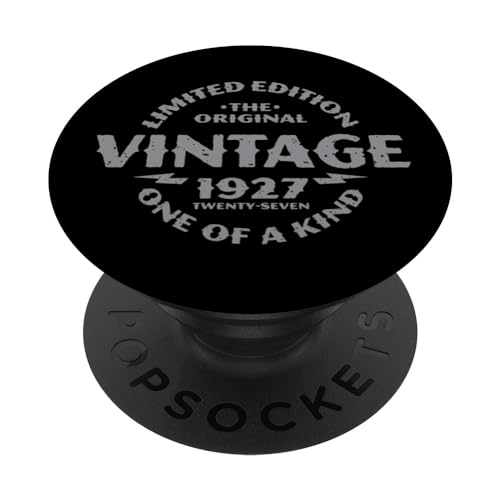 97 años: Vintage Edición Limitada 1927 97 Cumpleaños PopSockets PopGrip Intercambiable