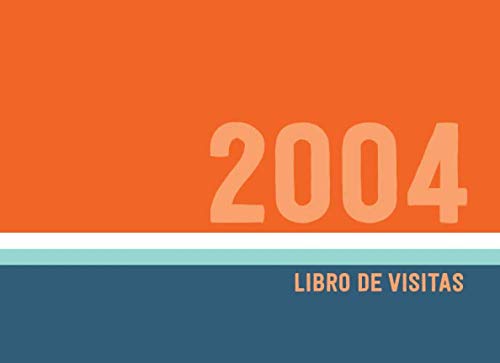 2004 Libros de Visitas: Libro de visitas para fiestas de cumpleaños de estilo retro para que la...