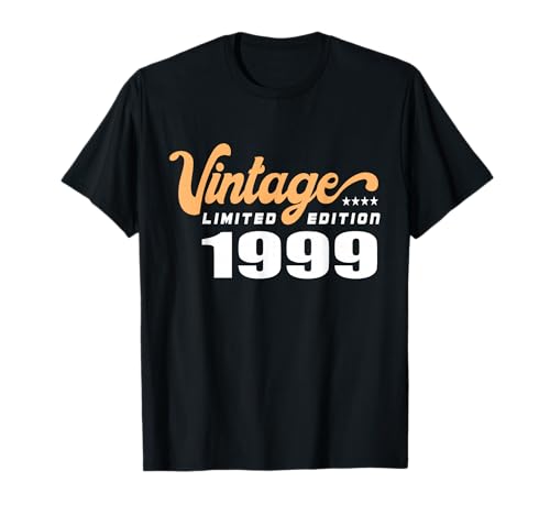 Edición Limitada 1999 Cumpleaños 1999 Nacido en 1999 Camiseta