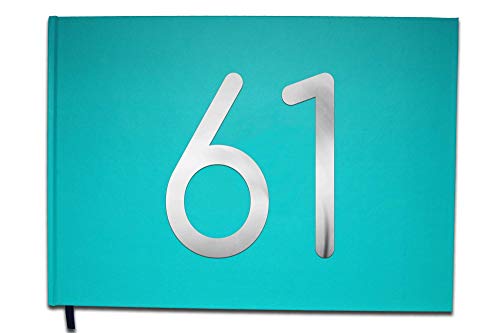 UTTSCHEID - Libro de Invitados de 61 años – Cumpleaños – Boda – Letras cromadas – 100...