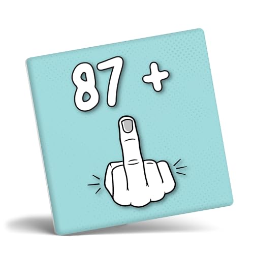 Mug Monster - Taza de 88 cumpleaños, I Am 87 + 1, regalo para 88 años, taza de café de cerámica,...