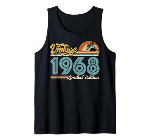 Limited Edition 1968 Año 1968 Cumpleaños Camiseta sin Mangas