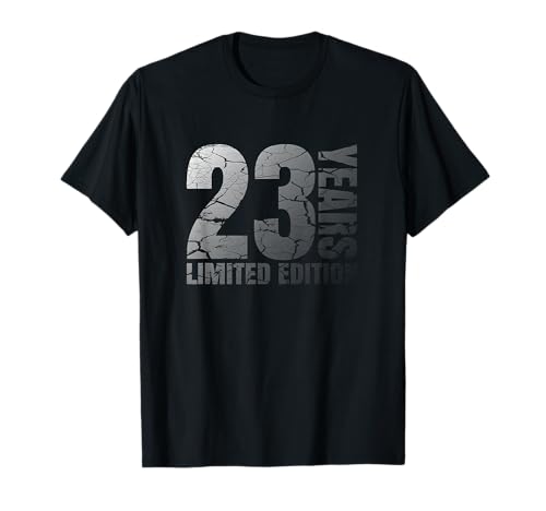 Retro 23 años Mujeres 23 cumpleaños Hombres Camiseta