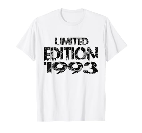 Edición Limitada 1993 Cumpleaños 1993 Nacido 1993 Camiseta