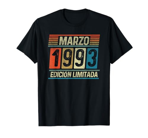Marzo 1993 Vintage - 32 Años Regalo Cumpleaños Hombre Camiseta