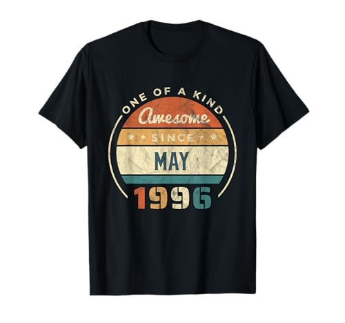 Awesome Since May 1996 Vintage Cumpleaños Camiseta