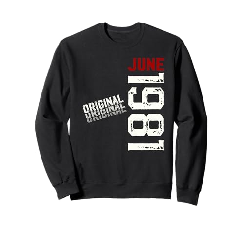 44 cumpleaños regalos hombre junio vendimia 1981 Sudadera