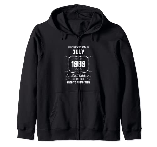 Feliz cumpleaños Julio 1999 Sudadera con Capucha