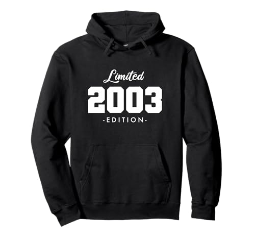 Retro 23 Años Nacido en 2003 Edición Limitada 23 Cumpleaños Sudadera con Capucha