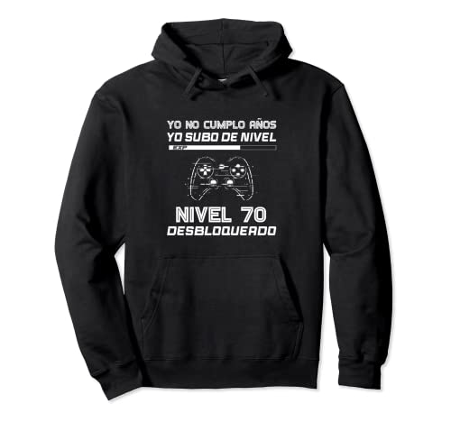 70 Cumpleaños Regalo Años Divertido Decoración Gamer 1952 Sudadera con Capucha