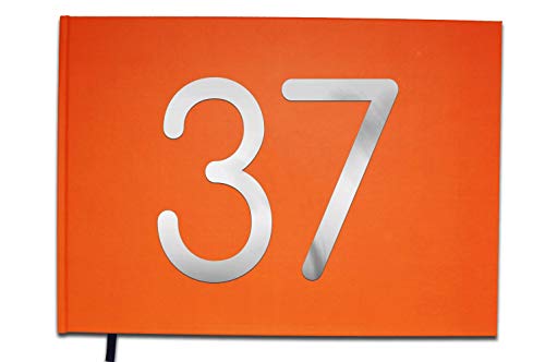 UTTSCHEID - Libro de Invitados de 37 años, para cumpleaños, Boda, Retrato, Letras cromadas, 100...