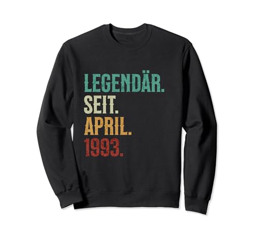 Legendario. Desde. Abril. 1993. Cumpleaños Retro Sudadera