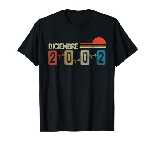 Diciembre 2002 Vintage - 24 Años Regalo Cumpleaños Hombre Camiseta