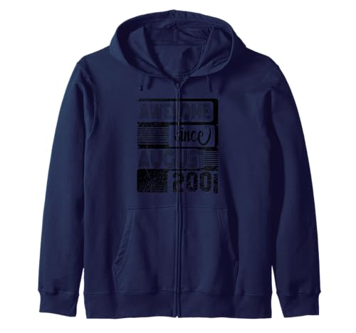25 cumpleaños Impresionante Desde Agosto 2001 B Day Sudadera con Capucha
