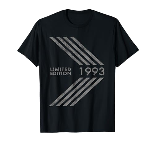 Cumpleaños 1993 Edición Limitada para Hombre Mujer Retro Camiseta
