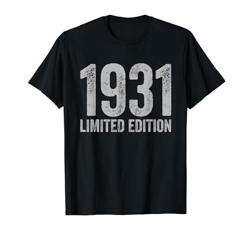 Cumpleaños 1931 Camiseta