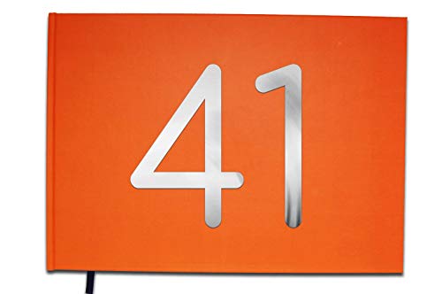 UTTSCHEID - Libro de Invitados de 41 años – Cumpleaños, Bodas, retiro – Letras cromadas –...