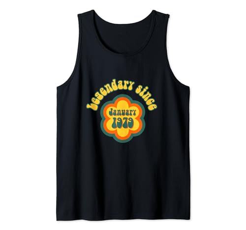Nacido en enero de 1979 Cumpleaños Legendario desde 1979 Camiseta sin Mangas