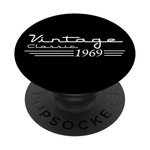 Decoraciones Vintage de 57 cumpleaños Vintage 1969 57 años PopSockets PopGrip Adhesivo