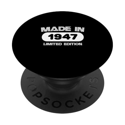 Cumpleaños de hombres y mujeres de 1947 PopSockets PopGrip Adhesivo