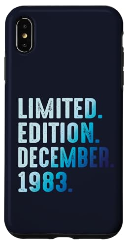 Diciembre 1983 Año 1983 Retro 1983 Vintage Edición Limitada Carcasa para iPhone XS MAX