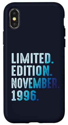 Noviembre 1996 Año 1996 Retro 1996 Vintage Edición Limitada Carcasa para iPhone X/XS