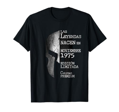 46 años Cumpleaños Las Leyendas nacen en Noviembre de 1975 Camiseta
