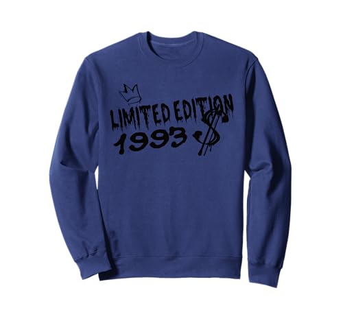 Edición Limitada 1993 Cumpleaños 1993 Nacido 1993 Vintage Sudadera