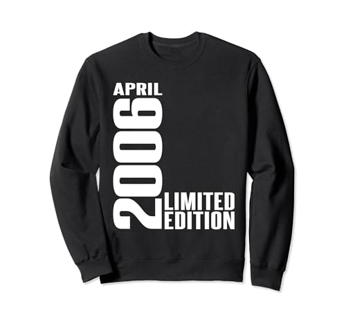Abril 2006 regalo I 18 cumpleaños 18 años hombre mujer Sudadera