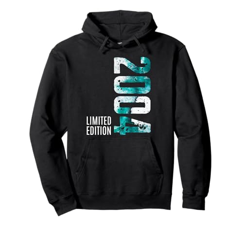 22 años chica chico 2004 cumpleaños 22 edition limitada 2004 Sudadera con Capucha