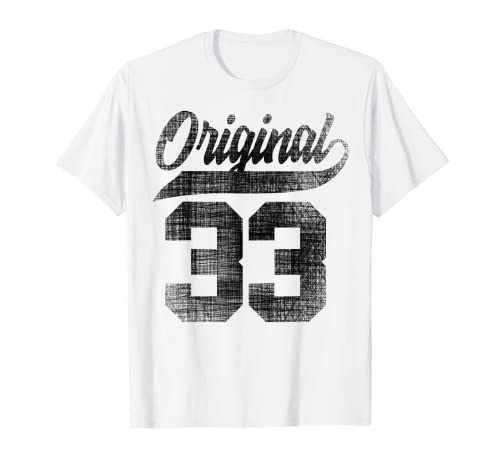 89 cumpleaños original hombres mujeres vintage 1933 Camiseta