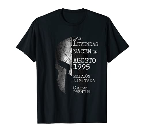 26 años Cumpleaños Las Leyendas nacen en Agosto de 1995 Camiseta