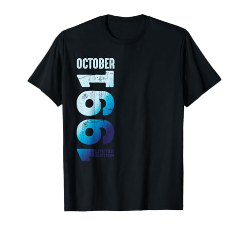 Edición Limitada Octubre 1991 Cumpleaños 1991 Camiseta