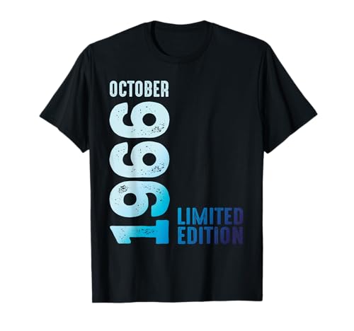 Octubre 1966 Edición Limitada Año 1966 Cumpleaños 1966 Camiseta