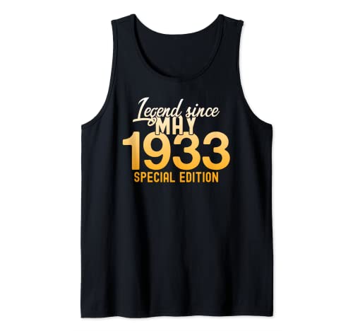 Fiesta Decoración Mujeres Hombres Leyenda Desde Mayo Año de Camiseta sin Mangas