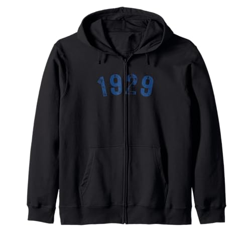 Vintage 1929 Cumpleaños en 1929 Sudadera con Capucha