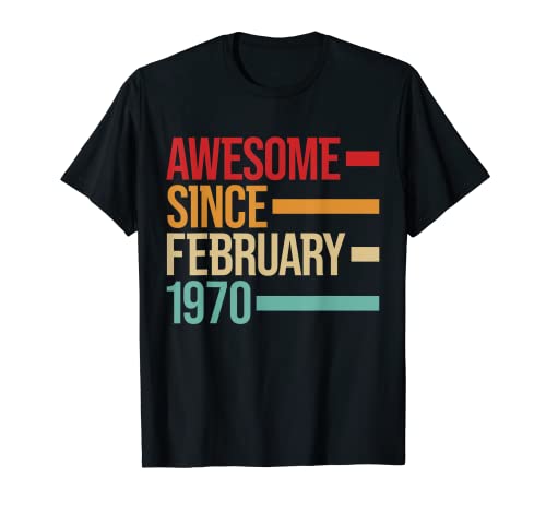 Cumpleaños impresionante desde febrero de 1950 Camiseta