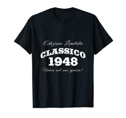 1948 Cumpleaños Italiano Camiseta