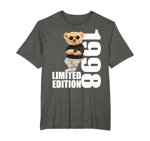 Edición limitada 1998 Oso Cumpleaños 1998 Vintage 1998 Camiseta