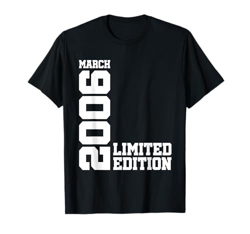 Marzo 2006 regalo I 18 cumpleaños 18 años hombre mujer Camiseta