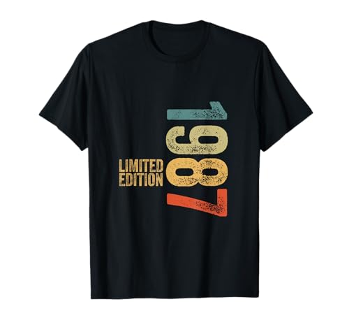 1987 Edición Limitada Cumpleaños Vintage Limited Edition Camiseta