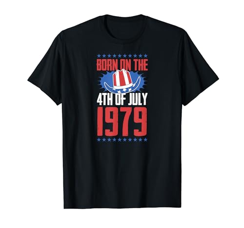 Nacido el 4 de julio de 1979 Año de nacimiento USA Fiesta de cumpleaños Camiseta