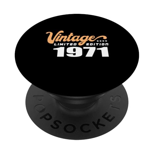 Edición Limitada 1971 Cumpleaños 1971 Nacido en 1971 PopSockets PopGrip Adhesivo
