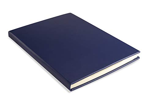 Libro de firma, 21 x 29 cm (A4) con 96 hojas de color marfil de papel verjurado
