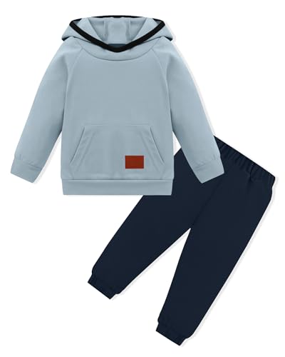 ZOEREA Ropa para Bebé Niño 2 Piezas Chándal Sudadera con Capucha de Manga Larga Pantalones...