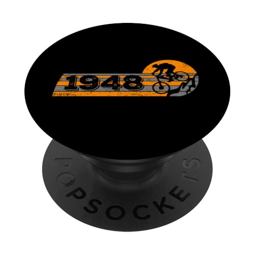 MTB Bike Ciclista Mountainbike Nacido en 1948 Cumpleaños PopSockets PopGrip Adhesivo